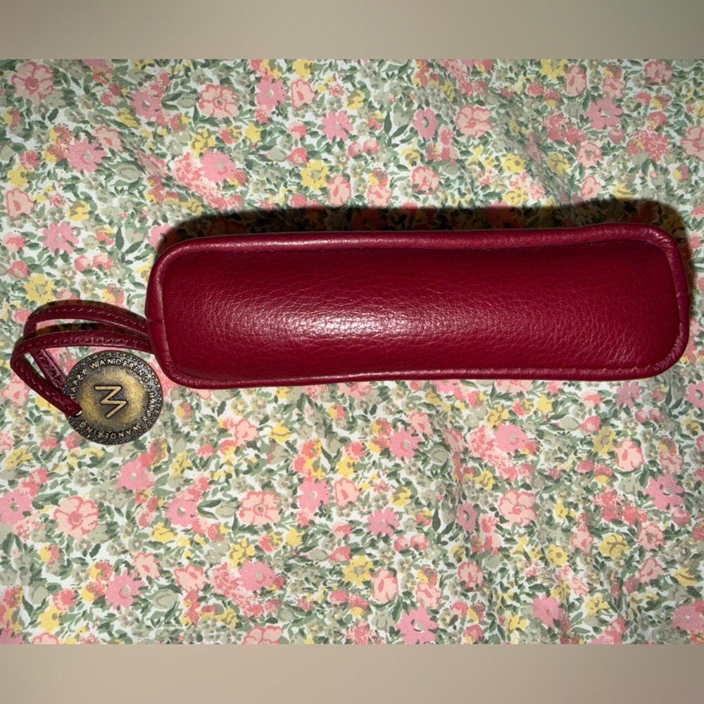 Women's Burgundy Leather Wallet - Picture 10 of 14